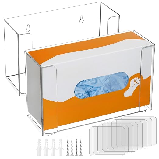 2 Packs Acrylic Glove Holder for Wall Mount by Unknown