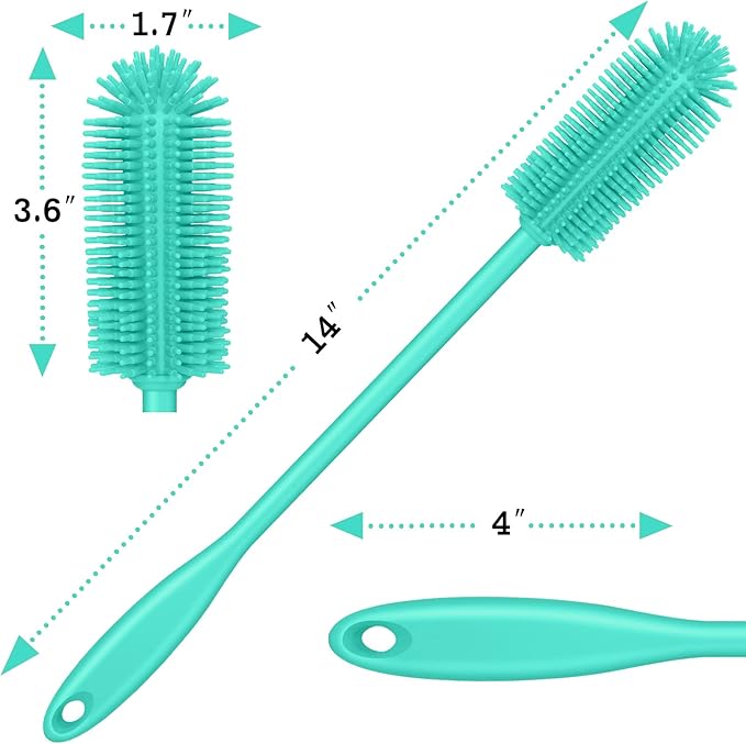Silicone Bottle Brush, Water Bottle Cleaner Brush - Image 5