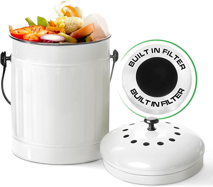 Plexon Countertop Compost Bin Kitchen by Plexon