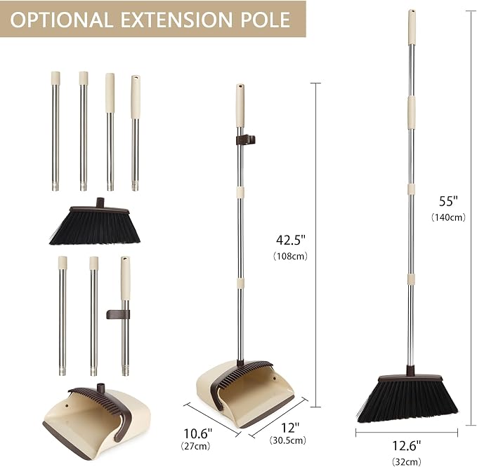 Broom and Dustpan Set, Dustpans - Image 4
