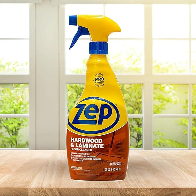 Zep Hardwood and Laminate Floor Cleaner - 32 Oz - ZUHLF324 - Cleans Spots - Image 8