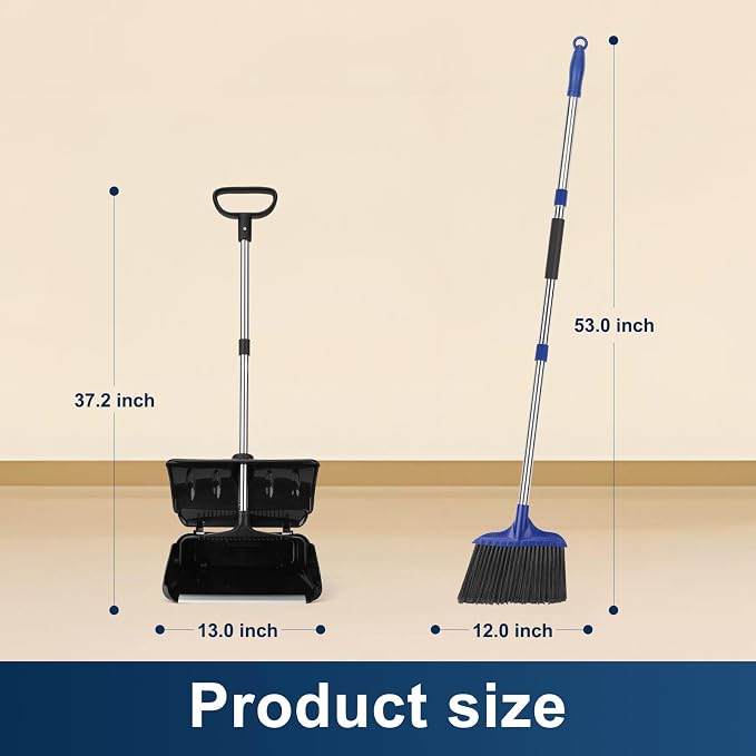 Kefanta Outdoor Heavy Duty 2 Brooms and Dustpan Set - Image 6