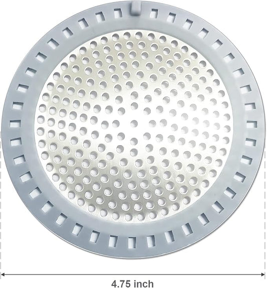 2PCS Shower Drain Hair Catcher, Shower Drain Strainer, Stainless Steel - Image 2