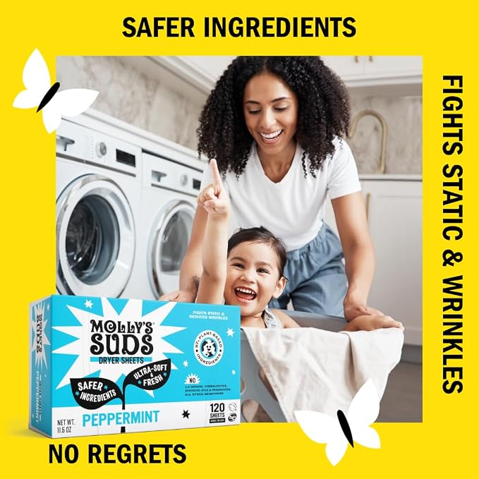 Molly's Suds Fabric Softener Dryer Sheets - Image 6