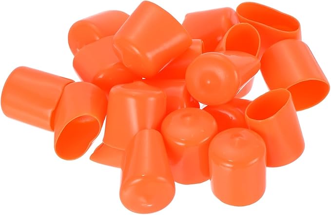 uxcell 20pcs Rubber End Caps 22mm ID Vinyl Round Tube Bolt Cap Cover Screw - Image 4