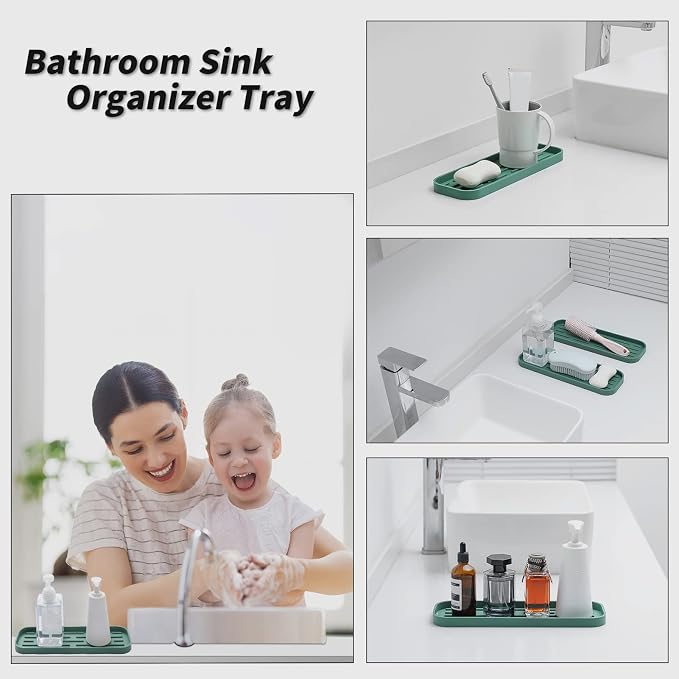 Silicone Kitchen Sink Organizer Tray - Image 4