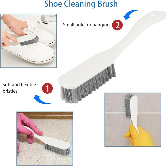 6 Pack Multipurpose Household Cleaning Set, Deep Cleaning Brush Set - Image 4