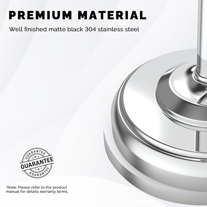 Toilet Paper Holder Stand, Polished Chrome Toilet Paper Holder Free Standing - Image 7