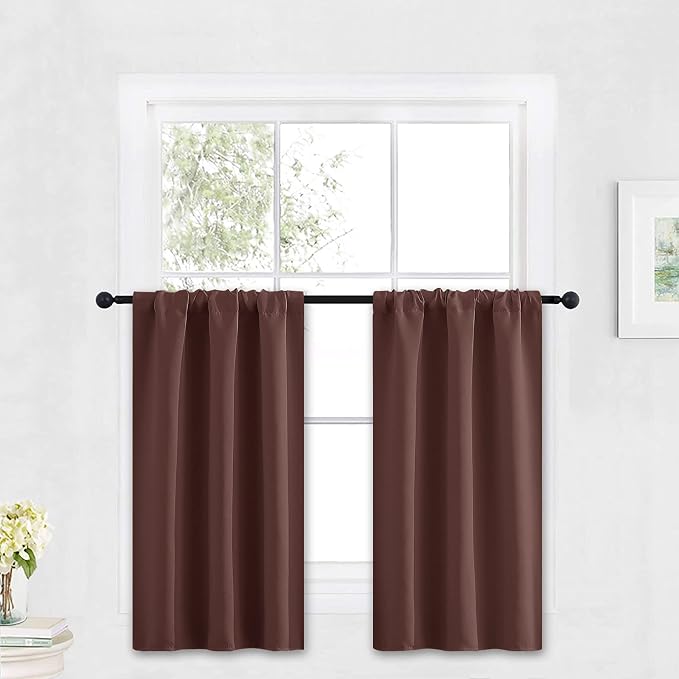 RYB HOME Small Curtains Blackout by RYBHOME
