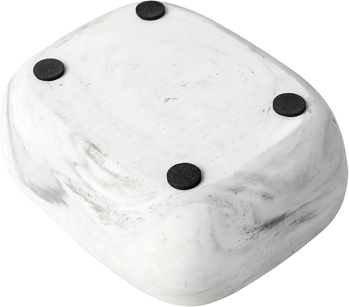 MyGift Modern White Resin Sponge Holder - Image 9