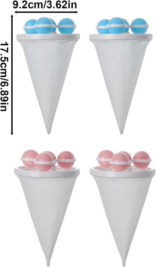 4PCS Hair Filter Bag for Fop Loader, Lint Traps for Laundry, Lint Catcher for - Image 2