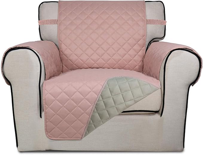 PureFit Reversible Quilted Sofa Cover, Water Resistant Slipcover Furniture by PureFit