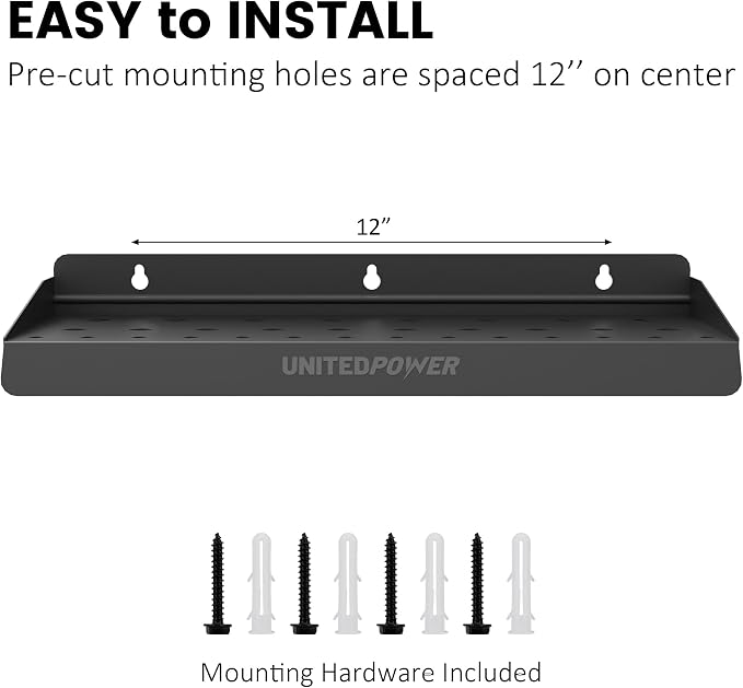 UNITEDPOWER Screwdriver Holder, Wall Mount Storage Rack Organizer - Image 4