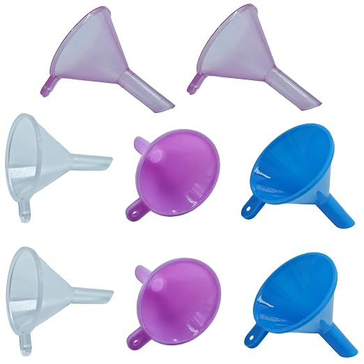 Tiny Small funnels for Filling Small Bottles Capsules Powder Mini Perfume Funnel by PETRIP