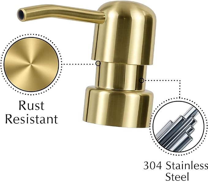 Emerson Essentials Soap Dispenser, Dish Soap Dispenser, Soap Bottle Set - Image 5