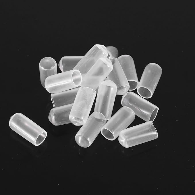 uxcell 20pcs Rubber End Caps 7mm ID Vinyl PVC Round Tube Bolt Cap Cover Screw - Image 4