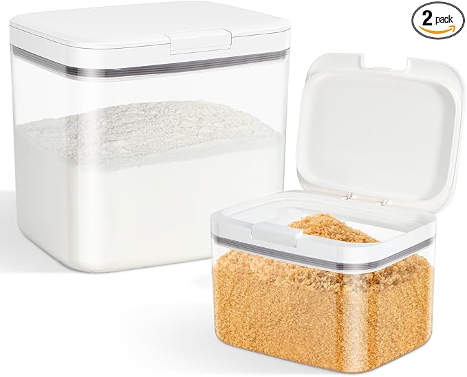 Flour Sugar Storage Containers, Kitchen Organizers and Storage by TBMAXS