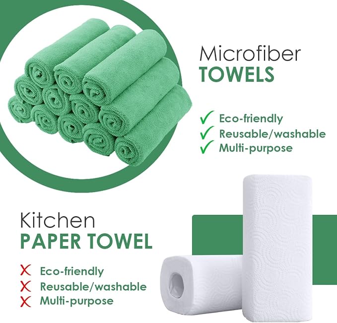 Avalon Towels Microfiber Absorbent Bar Towels, Rags - Image 2