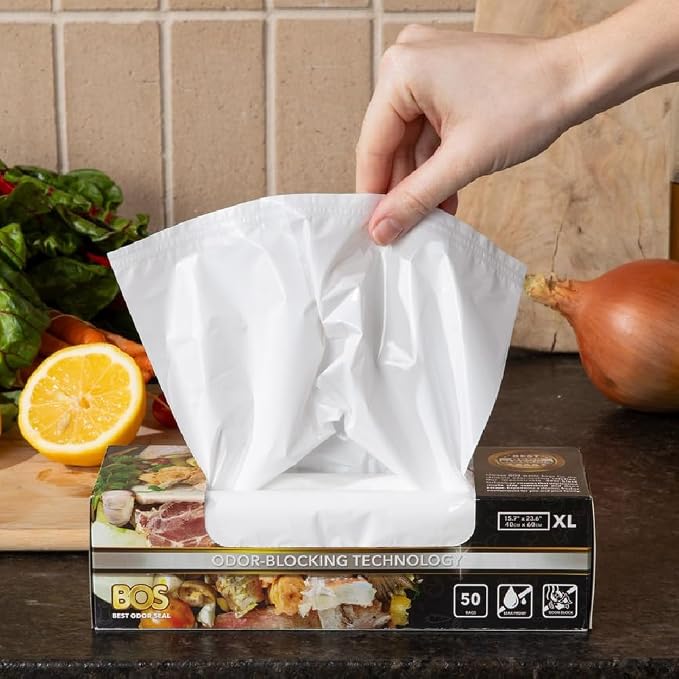 BOS Odor-Sealing Kitchen, Home & Food Small Trash Bags - Image 2