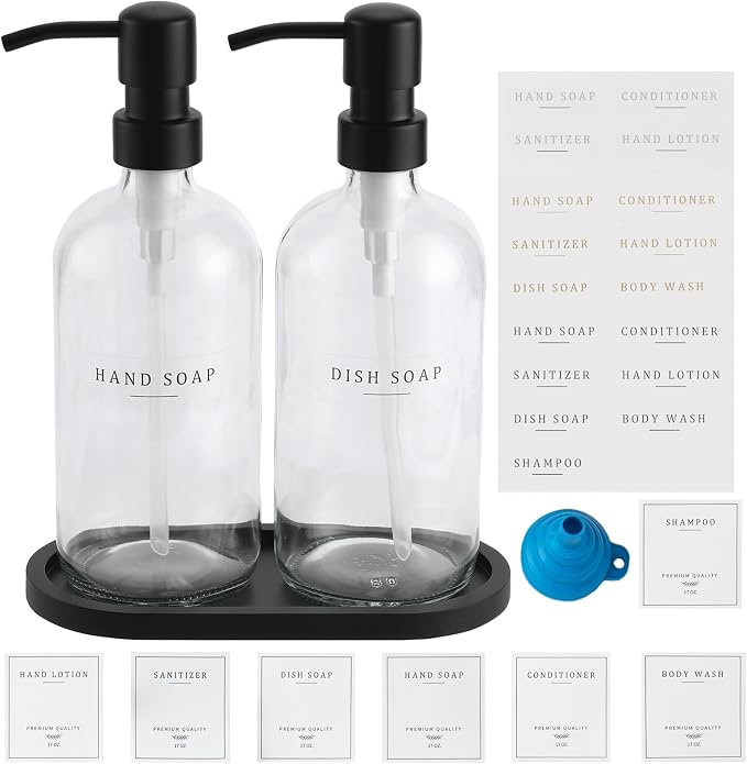 Glass Soap Dispenser by Eggs+sound