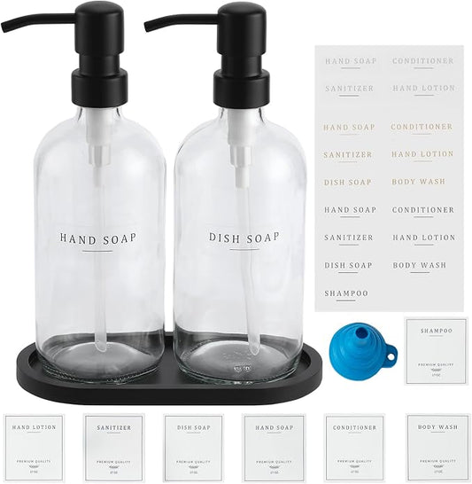 Glass Soap Dispenser by Eggs+sound