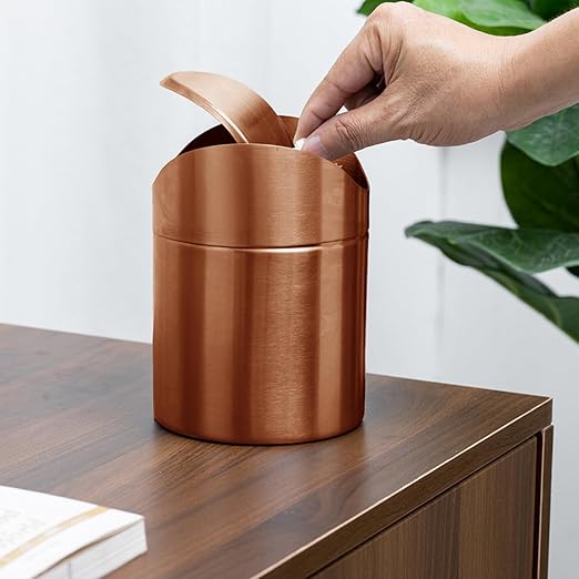 Mini Trash Can, Tiny Desktop Trash Bin - Image 5