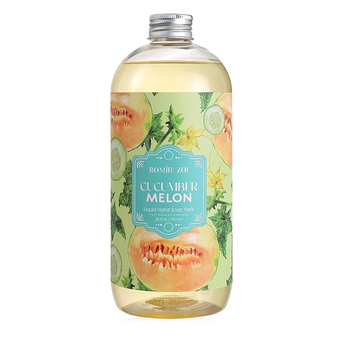 ROMIIE ZOI Liquid Hand Soap Refill, Cucumber&melon, Gentle & Moisturizing by ROMIIEZOI