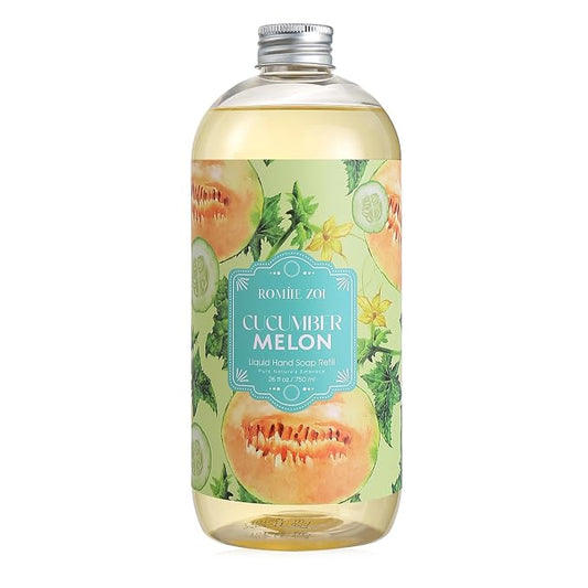 ROMIIE ZOI Liquid Hand Soap Refill, Cucumber&melon, Gentle & Moisturizing by ROMIIEZOI