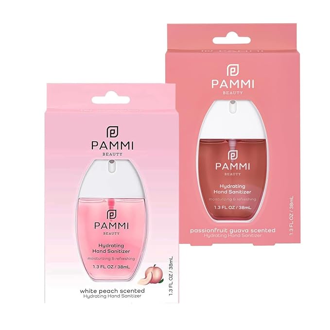 PAMMI Power Mist Hydrating Hand Sanitizer Spray, Portable Travel Size Pocket by PAMMI