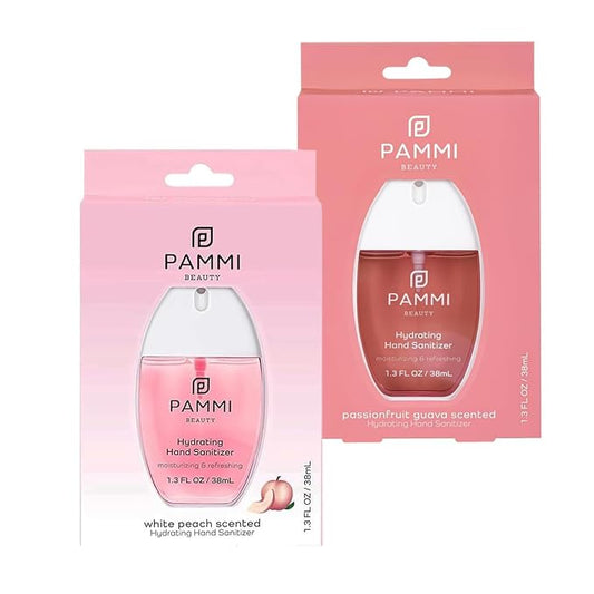 PAMMI Power Mist Hydrating Hand Sanitizer Spray, Portable Travel Size Pocket by PAMMI