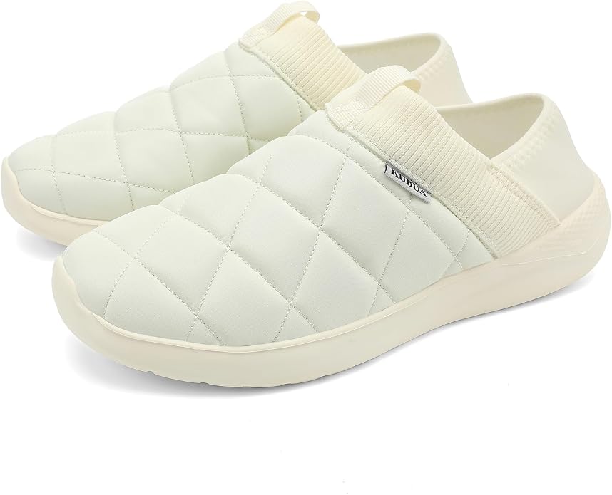 KUBUA Slippers for Men and Womens Indoor House Shoes Plush Slip on Outdoor - Image 6