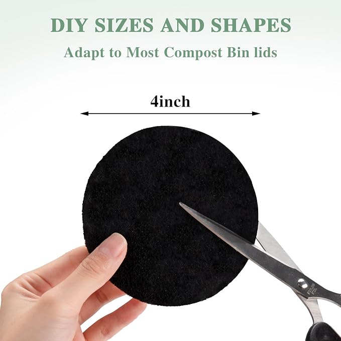 Vipush Charcoal Filters for Kitchen Compost Bin - Image 3