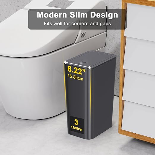 N. NETDOT 3 Pack Small Trash Can - Image 2