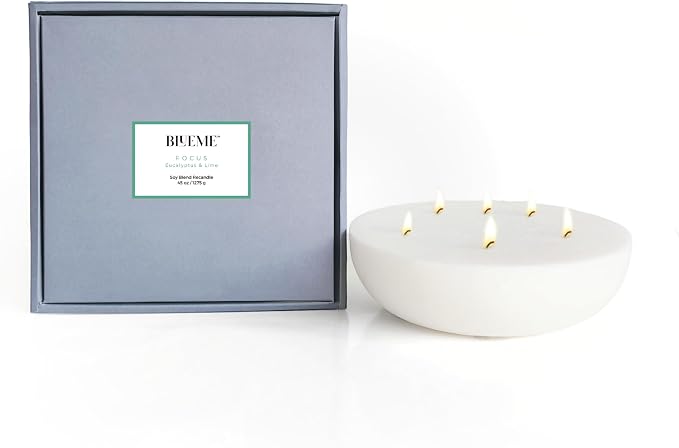 New BLUEME Wellness Candle Wax Refill, Contains Essential Oil, Sustainable by BluemeFragrances
