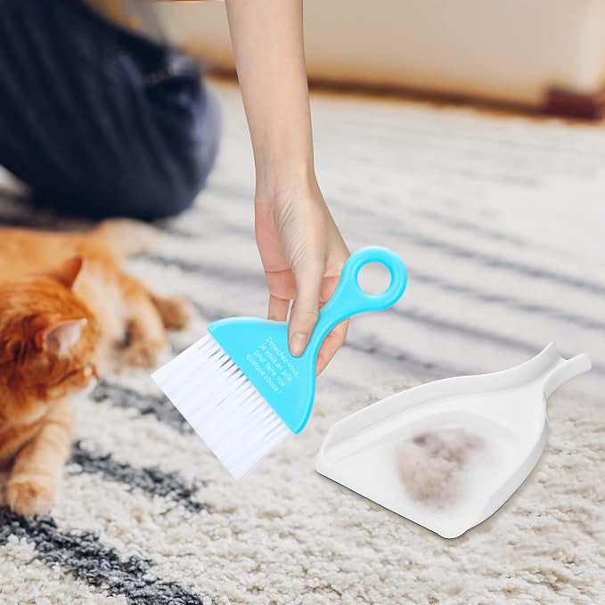 CHENGU 3 Pcs Mini Dustpan Set Brush - Image 4