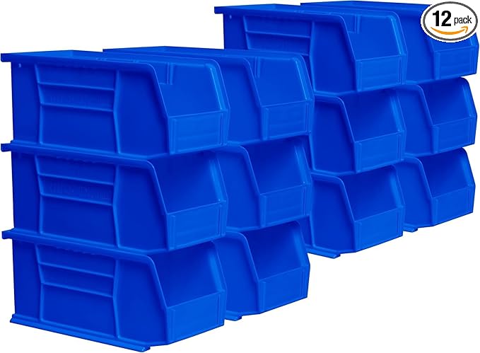 Akro-Mils 30230 AkroBins Plastic Storage Bins, Space-Saving Stackable Bins by Akro-Mils