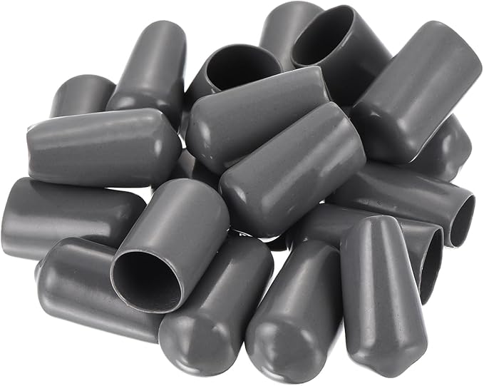 uxcell 20pcs Rubber End Caps 11mm ID Vinyl PVC Round Tube Bolt Cap Cover Screw - Image 4