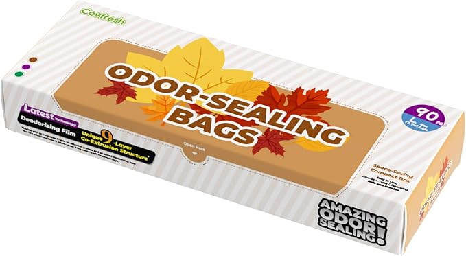 Odor Sealing Small Trash Bags Home & Food Use L-90 Count Disposable Bags by Unknown
