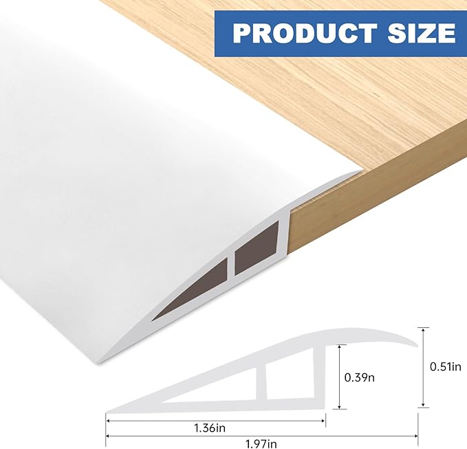 Vinyl Door Threshold Flooring Transition Strip Self Adhesive Carpet Edging Strip - Image 6