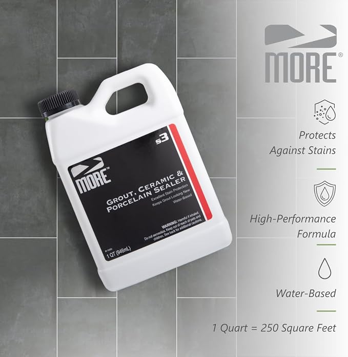 MORE Grout, Ceramic & Porcelain Tile Sealer - Image 4