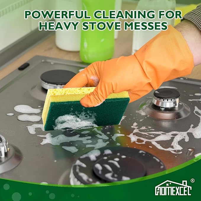HOMEXCEL Sponges Kitchen 12pcs, Heavy Duty Sponges - Image 6