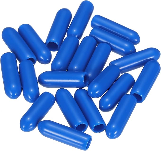 uxcell 20pcs Rubber End Caps 3.5mm ID Vinyl PVC Round Tube Bolt Cap Cover Screw - Image 4
