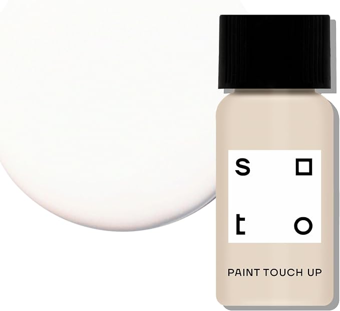 soto White Paint Touch Up, Matte Finish — 10 Milliliters of Scratch Repair by soto