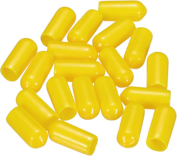uxcell 20pcs Rubber End Caps 6mm ID Vinyl PVC Round Tube Bolt Cap Cover Screw - Image 4