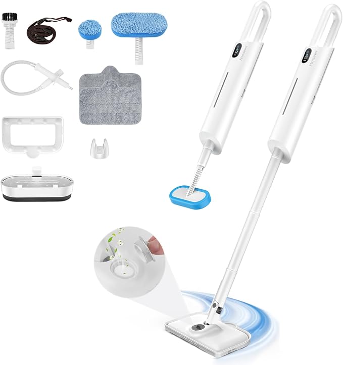Steam Mop All-in-one for Floor Cleaning, Detachable Handheld Floor Steamer by Mxnsewr