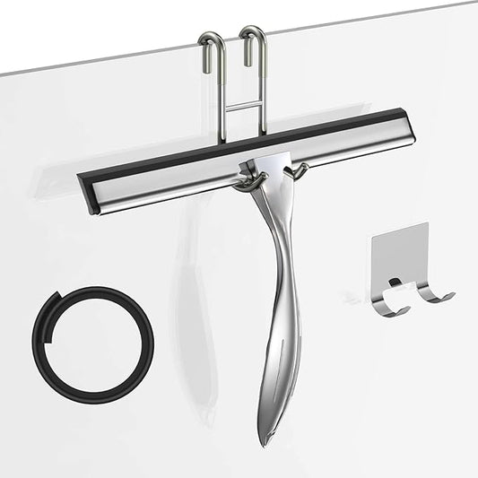 Shower Squeegee Set, 10-Inch Stainless Steel Squeegee by SSTOOHL