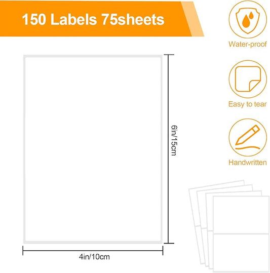 150 Pcs Labels for Storage Bins, 6 X 4 Inch Removable Labels for Storage Bins - Image 2
