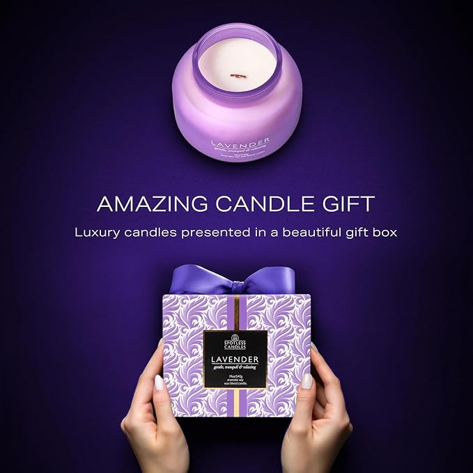 Lavender Candle 19oz Volcano Jar - Image 2