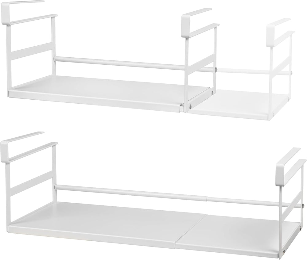 Under Shelf Storage Basket, 2-Pack Under Cabinet Shelf Organizer