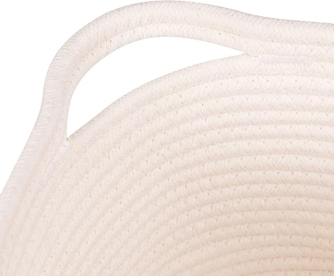 Medium and Large Woven Basket//With Handle, Used - Image 5
